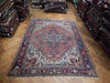 Load image into Gallery viewer, 7.9 x 10.6 Antique Persian Heriz Rug 23410