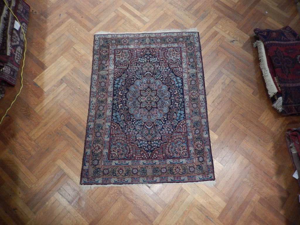 4.6 x 6.1 Multi Color Antique Persian Rug 23433