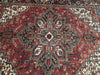Load image into Gallery viewer, 7.11 x 11.3 Red Semi-Antique Persian Heriz Rug #PIX-23651