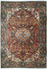 Load image into Gallery viewer, 7.10 x 11.3 Red Semi-Antique Persian Heriz Rug 23706