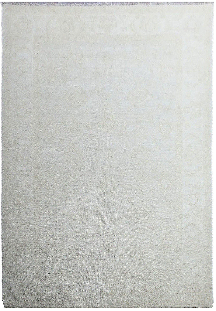 6 x 8.9 Neutral Chobi Peshawar Rug 25236