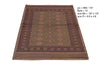 Load image into Gallery viewer, 4.6 x 6.6 Wool &amp; Silk Jaldar Bokhara Rug OLIVE #PIX-25537