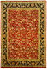 Load image into Gallery viewer, 9.3 x 13.1 DEEP RED Black Border Jaipur Rug 26230