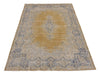 Load image into Gallery viewer, 9.2 x 13 Gold Field Vintage Rug #PIX-26936