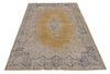 Load image into Gallery viewer, 9.2 x 13 Gold Field Vintage Rug #PIX-26936