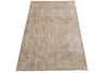 Load image into Gallery viewer, 6.7 x 9.9 Vintage Persian Rug Taup Neutral faded # 26956