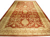 Load image into Gallery viewer, 9.3 x 18 Red Chobi Vegetable Dyed New Wool Rug 307