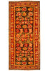 Load image into Gallery viewer, 4.6 x 9.2 Black Antique Kazak Rug 3281