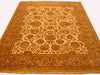 Load image into Gallery viewer, 7.10 x 9.8 Quality Wool Handmade Jaipour Rug beige Gold #3416