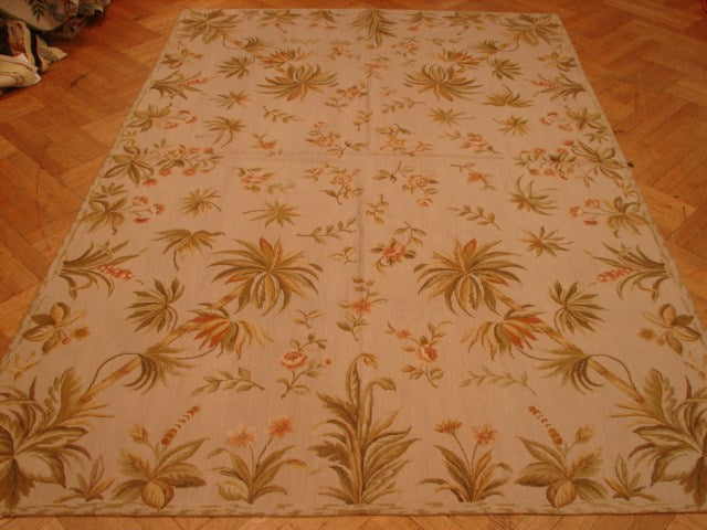 6 x 9 TROPICAL Needlepoint Rug #PIX-3985