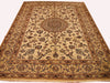 Load image into Gallery viewer, 7&#39; x 10&#39; Ivory Fine Persian Nain Wool &amp; Silk Rug 4256