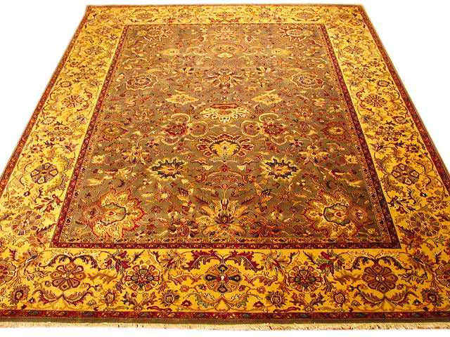 8.2 x 10.4 OLIVE Brown Quality Jaipour Rug 5319