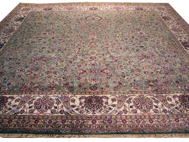 9.3 x 9.5 Sage Green Quality Jaipour Rug 6768