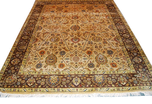9.3 x 12.2 Light Brown 10/10 HT Chobi Peshawar Rug 804-110