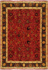 Load image into Gallery viewer, 8.3 x 10.2 Red Quality Silk &amp; Wool Indian Rug 804-158