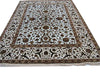 Load image into Gallery viewer, 9.1 x 12.3 Ivory High Quality Silk Flower Antique Look Rug 805-21