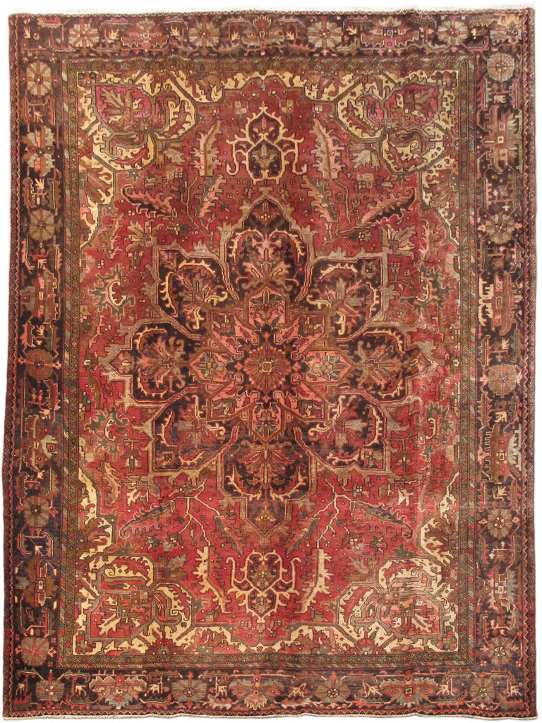 9.4 x 12.9  Persian Heriz Sherabian Rug 82463