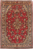 Load image into Gallery viewer, 4.7 x 7.1 Red Persian Hamadan Rug 82572