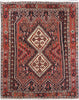 Load image into Gallery viewer, 5&#39; x 6&#39;-Rust-Red-Persian-Hamadan-Rug.jpg