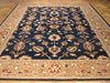 Load image into Gallery viewer, 9.3 x 11.8 Navy Blue Chobi Peshawar Rug #PIX-8479