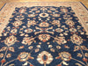Load image into Gallery viewer, 9.3 x 11.8 Navy Blue Chobi Peshawar Rug #PIX-8479
