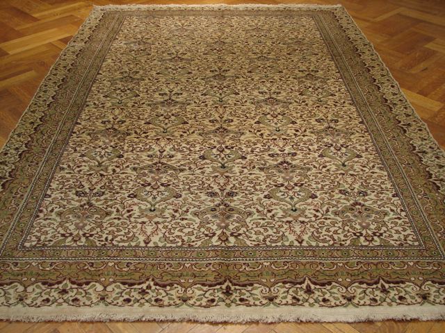 6.8 x 9.6 Antique Turkish Sivas Handmade Rug 1960's 8809