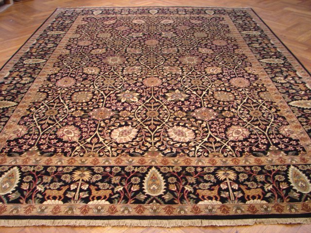 9.1 x 12.3 Black Quality Jaipour Rug 9138