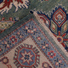 Load image into Gallery viewer, 4.11 x 6.3 Beautiful Handmade Olive Sage Green Kazak Rug- Natural Wool Q25