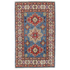 Load image into Gallery viewer, 3&#39; x 5&#39; Beautiful Handmade Blue Kazak Rug- Natural Wool Q40