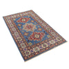 Load image into Gallery viewer, 3&#39; x 5&#39; Beautiful Handmade Blue Kazak Rug- Natural Wool Q40