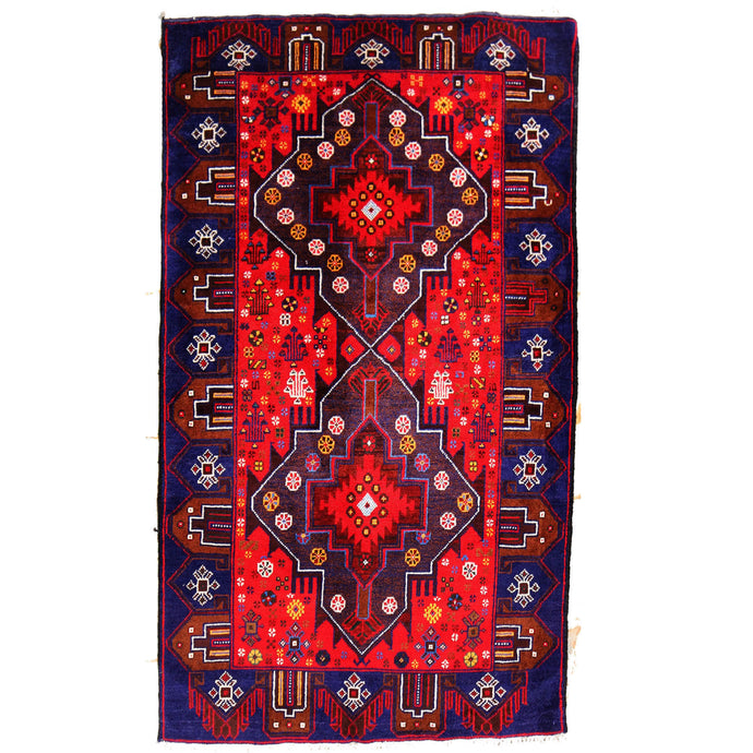 Burrane 2x3 Colorful Tribal Small Rug - Clearance