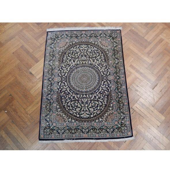 5x6 Authentic Handmade Signed Fine Silk Persian Qum Rug - Iran - bestrugplace