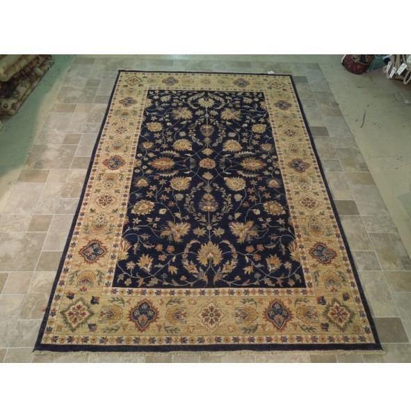 6x10 Vegetable Dyed Chobi Rug - India - bestrugplace