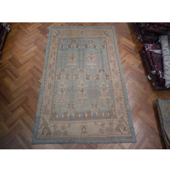 7x11 Semi-Antique Oushak Rug - Turkey - bestrugplace