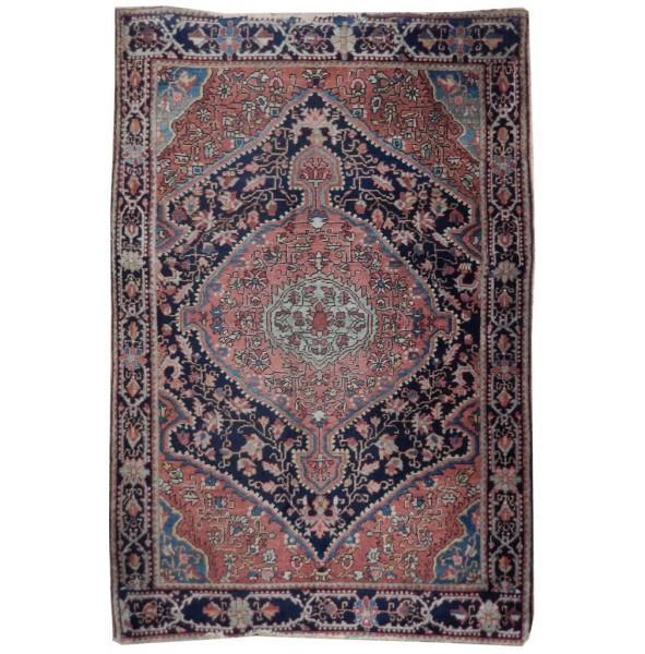 3 x 4.7 Antique Persian Ferahan Rug 1910's #PIX-21686