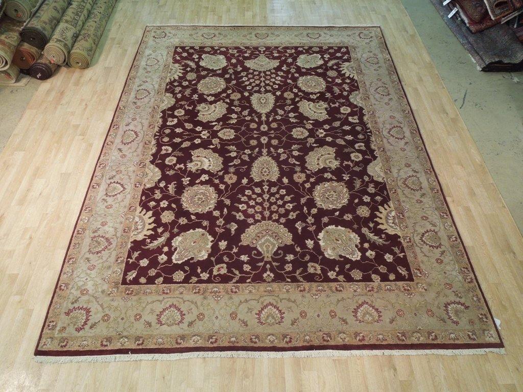 8x11 Vegetable Dyed Chobi Rug - India - bestrugplace