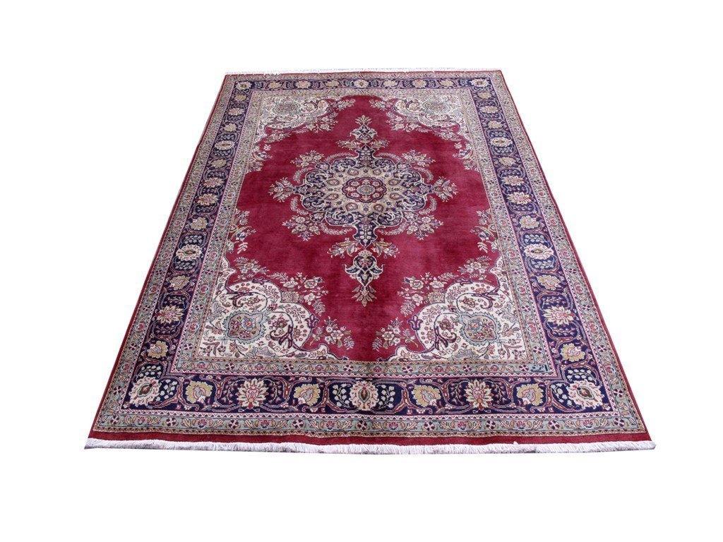 7x10 Authentic Hand Knotted Persian Tabriz Rug - Iran - bestrugplace