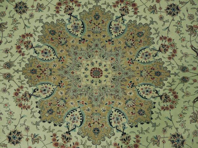 9x12 Wool And Silk Persian Design Rug-China - bestrugplace