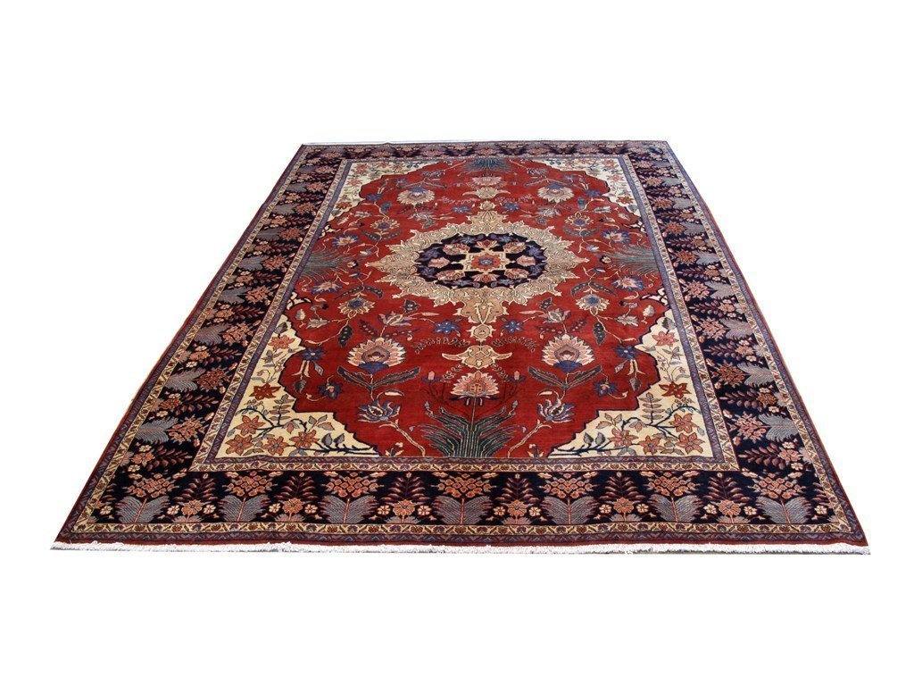 9x13 Authentic Hand Knotted Persian Tabriz Khoy Rug - Iran - bestrugplace