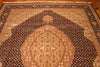 Load image into Gallery viewer, 7.9 x 9.9 High Quality Handmade Rug Wool and Silk Mahi Tabriz BLACK #PIX-15158