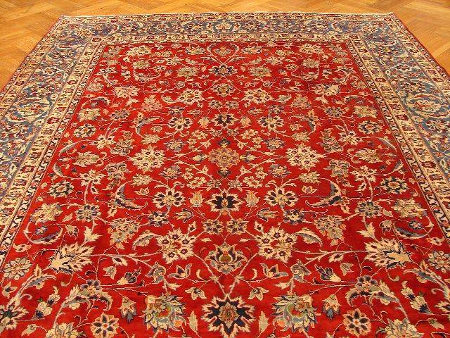 9x13 Authentic Handmade Persian Esfahan Rug-Iran - bestrugplace