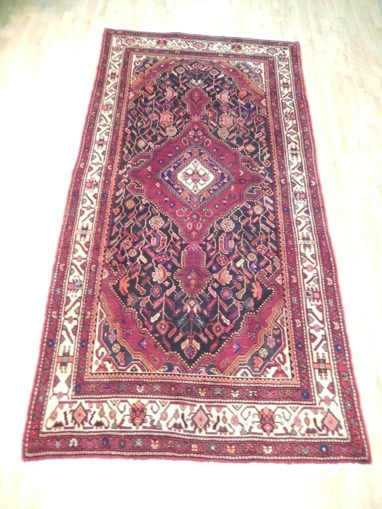 5' x 10' Darkish-Pink-Semi-Antique-Persian-Hamadan-Runner.jpg