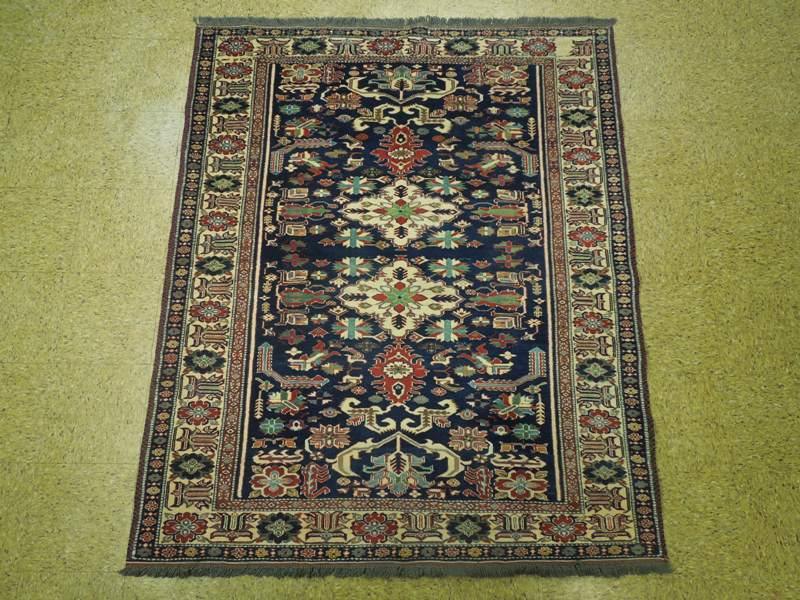 Stunning 5x6 Authentic Handmade Kazak Rug - Pakistan - bestrugplace