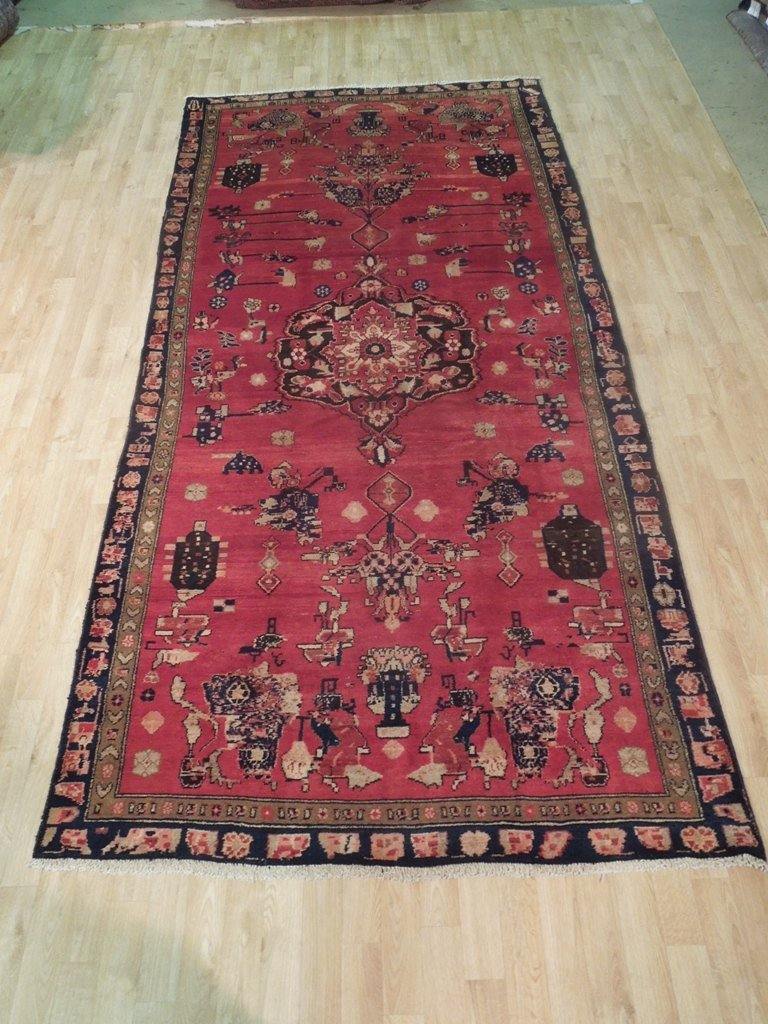 5' x 11'-Red-Semi-Antique-Persian-Herati-Runner.jpg