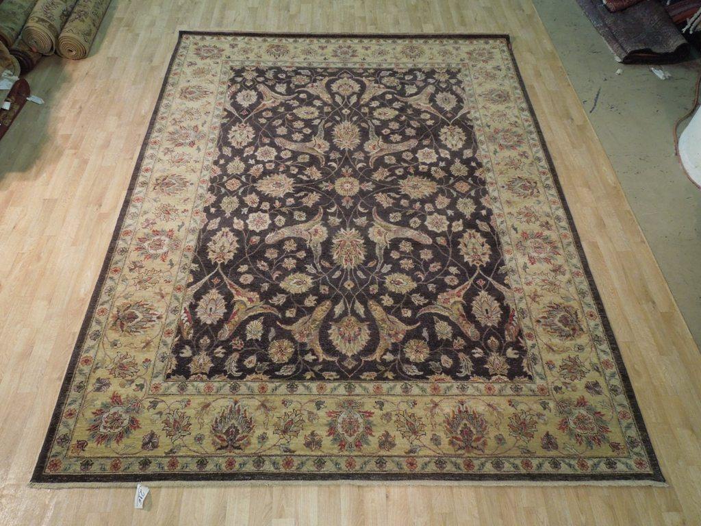 8x10 Vegetable Dyed Chobi Rug - India - bestrugplace