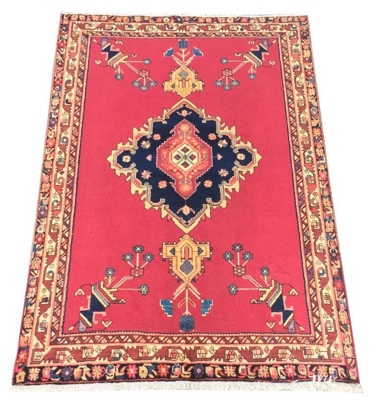 5x7 Authentic Hand-knotted Persian Sirjan Rug - Iran - bestrugplace