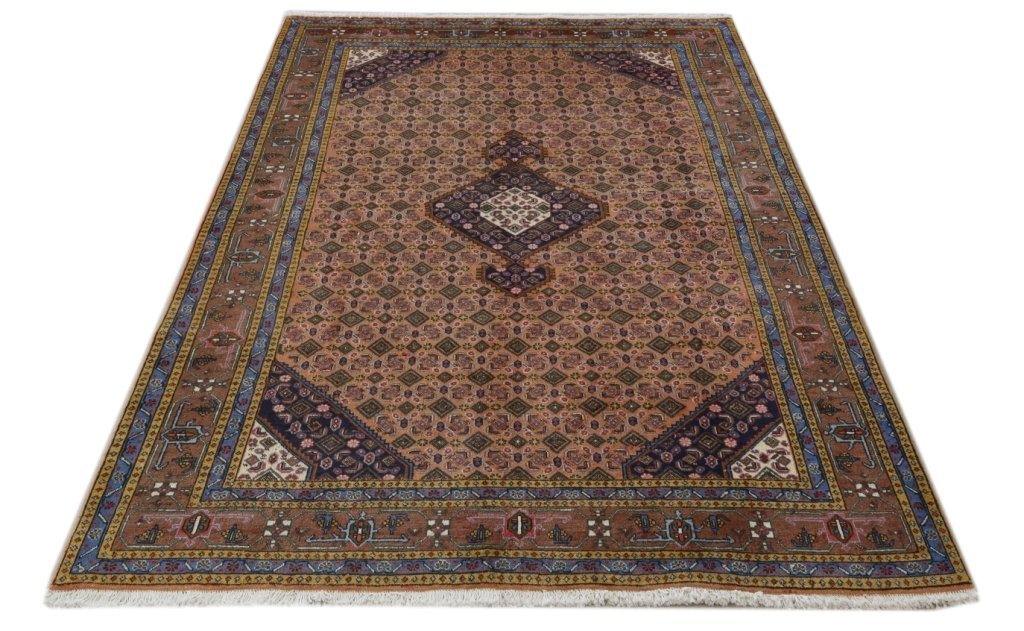 7x11 Authentic Hand-knotted Persian Ardebil Rug - Iran - bestrugplace