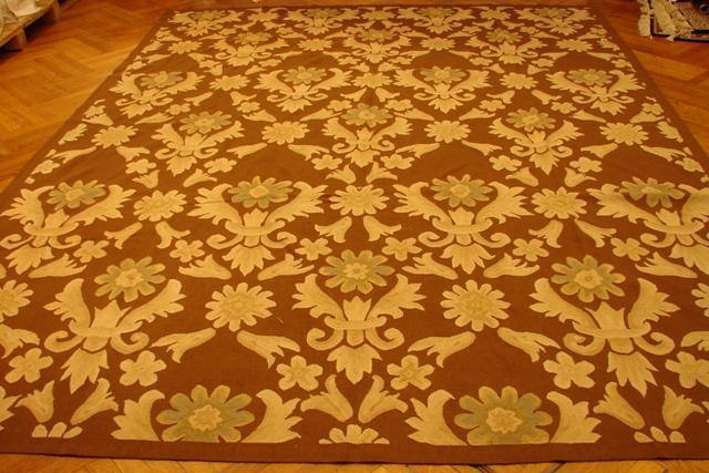 9x12 Aubusson Flat Weave Rug-China - bestrugplace