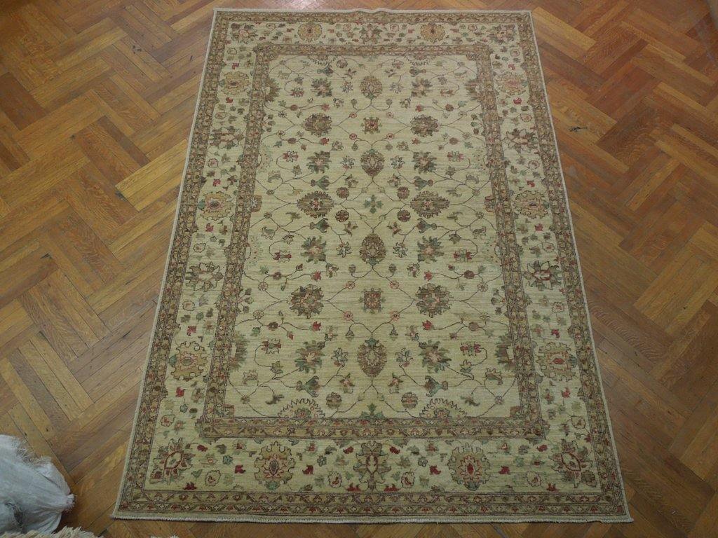 Radiant 7x10 Authentic Handmade Chobi Peshawar Rug - Pakistan - bestrugplace