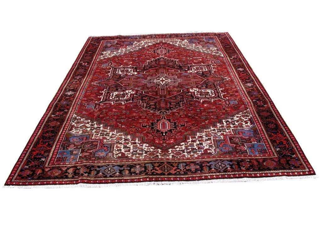 9x12 Authentic Hand Knotted Persian Heriz Rug - Iran - bestrugplace